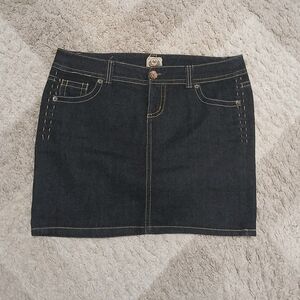 Revolution Dark Blue Mini Skirt